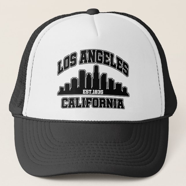 Los Angeles,California Trucker Hat (Front)