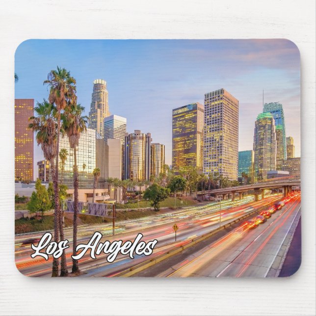 Los Angeles, California, USA Mouse Mat (Front)