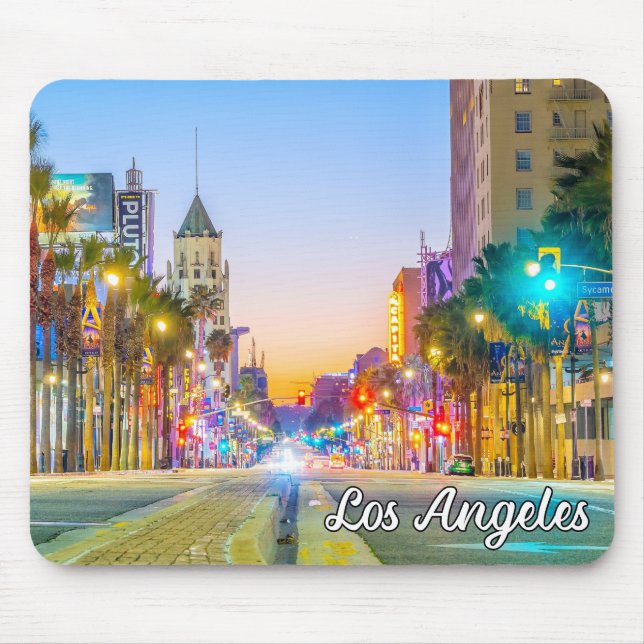 Los Angeles, California, USA Mouse Mat (Front)