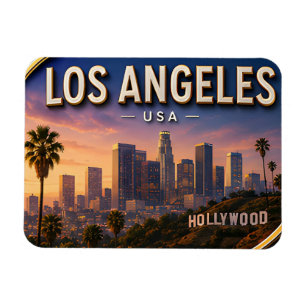 Los Angeles California Vacation Souvenir Magnet