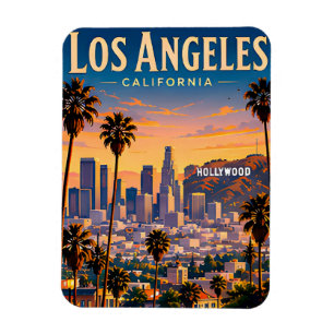 Los Angeles California Vacation Souvenir Magnet