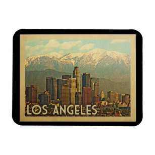 Los Angeles California Vintage Travel Magnet