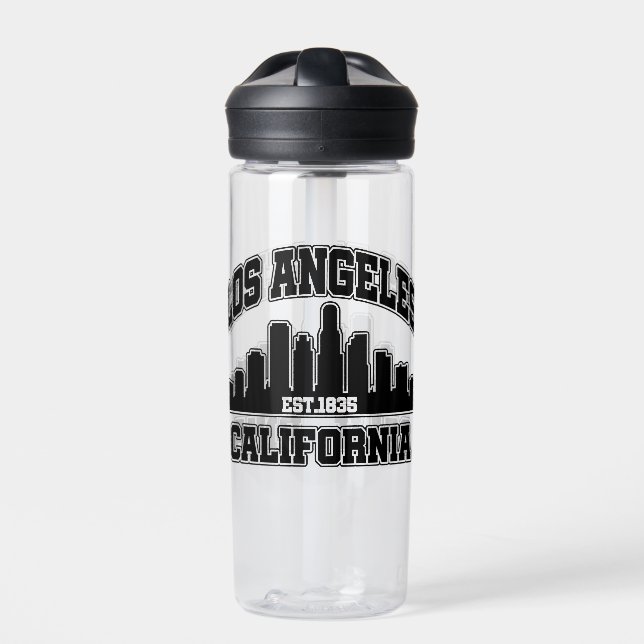 Los Angeles,California Water Bottle (Front)