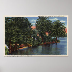 Los Angeles, CaliforniaA Beautiful Park Scene Poster
