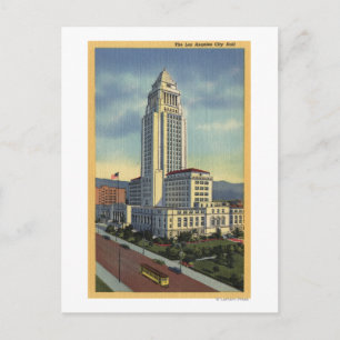 Los Angeles, CaliforniaA View of City Hall Postcard