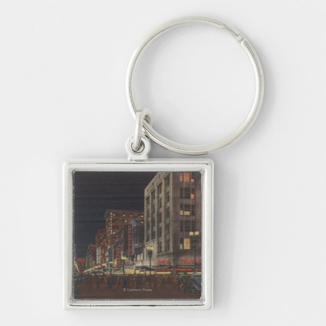Los Angeles, CASouth View of Broadway from 6th Key Ring (Front)