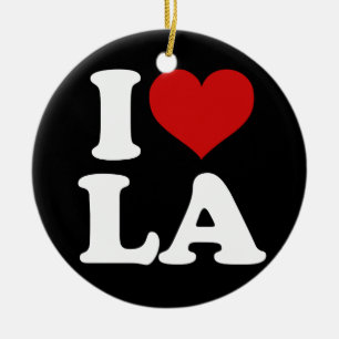 Los Angeles Ceramic Tree Decoration