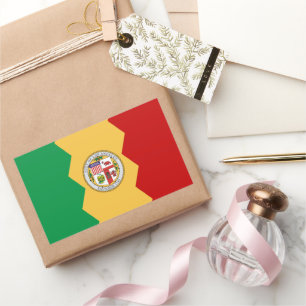 Los Angeles City flag Rectangular Sticker
