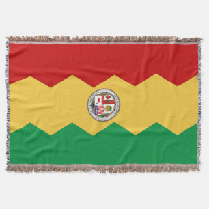 Los Angeles city flag Throw Blanket