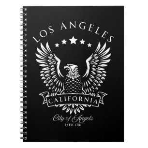 Los Angeles City of Angels California Vintage Notebook