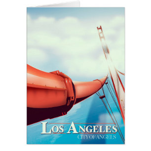 Los Angeles "city of Angels" Vacation poster.