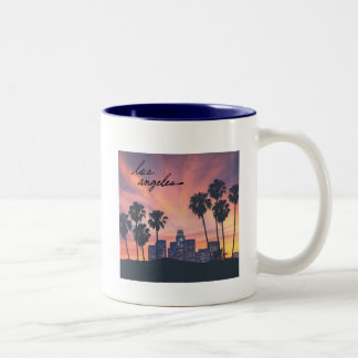 Los Angeles City Two-Tone Coffee Mug