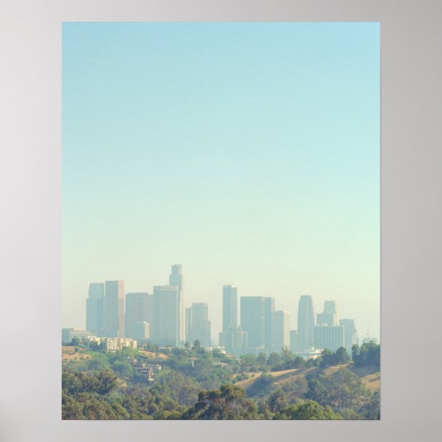 Los Angeles Cityscape Poster (Front)