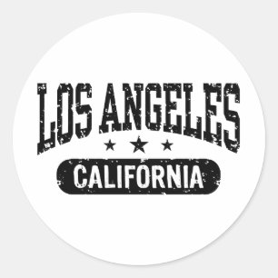 Los Angeles Classic Round Sticker