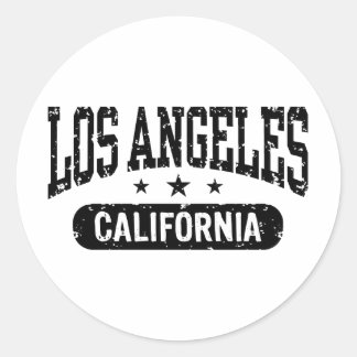 Los Angeles Classic Round Sticker