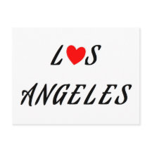Los Angeles coeur rouge