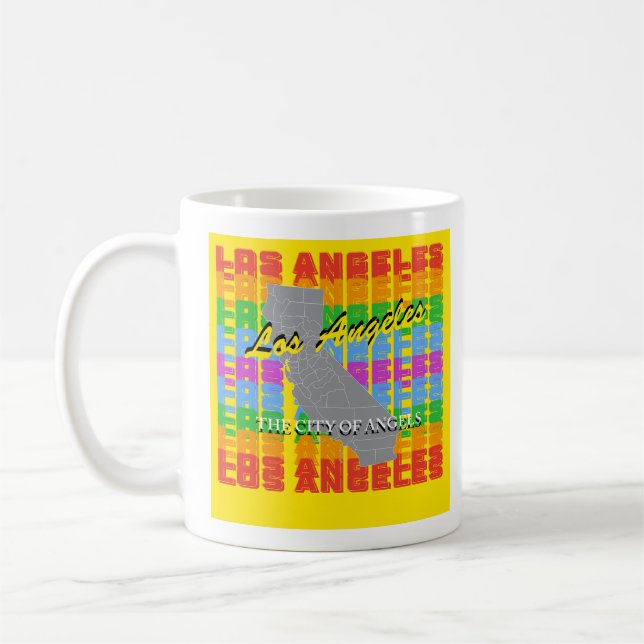 Los Angeles coffee mug  (Left)