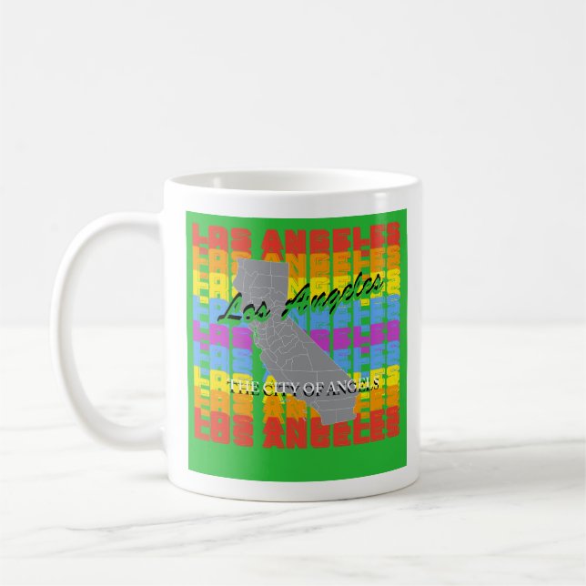 Los Angeles coffee mug  (Left)