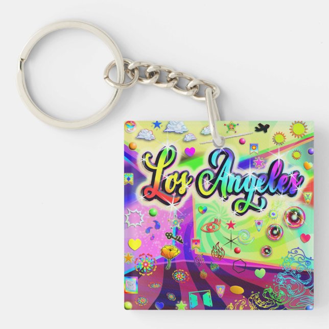 Los Angeles Cool Energy Keychain (Front)