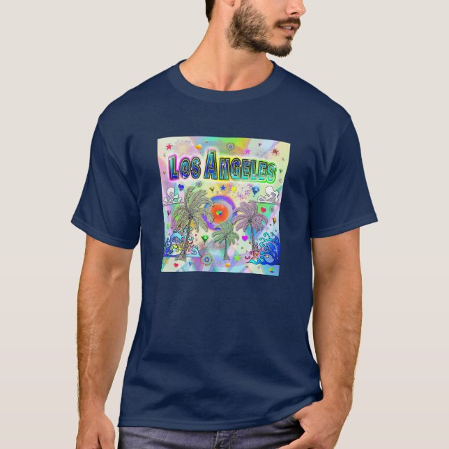 Los Angeles Deep Dream T-Shirt (Front)