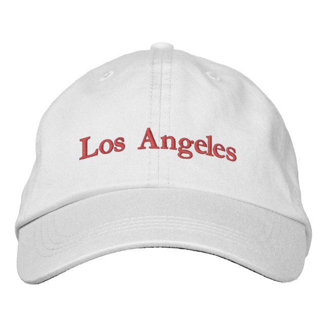 Los Angeles Embroidered Baseball Cap (Front)