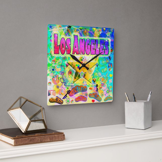 Los Angeles Epoch Hour Wall Clock (Office)