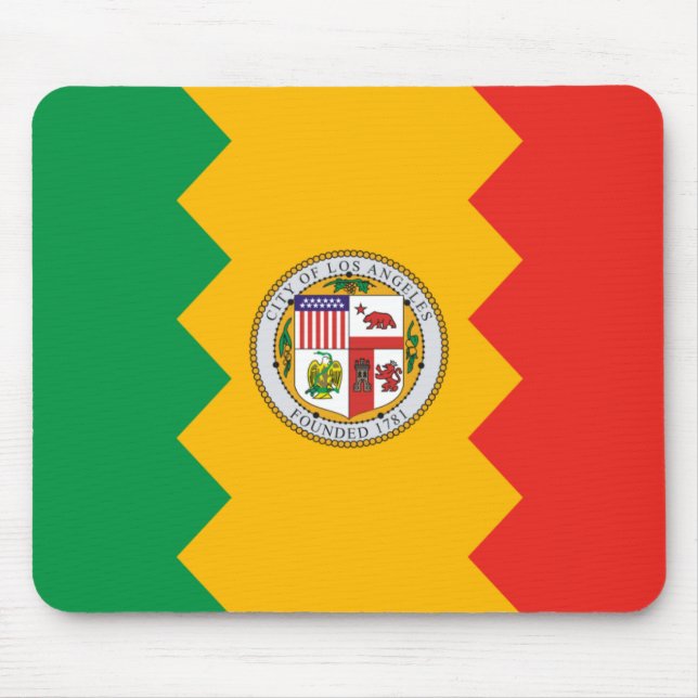 Los Angeles Flag Mouse Mat (Front)
