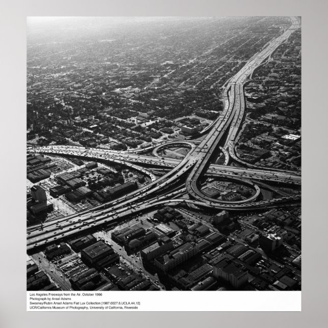Los Angeles Freeways from the Air, 1966 Poster (Front)
