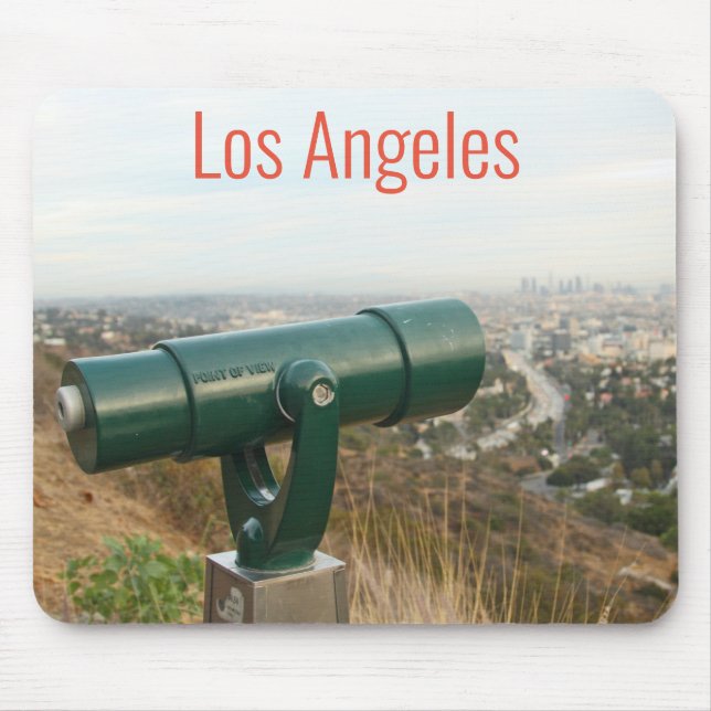 Los Angeles from Mulholland Drive Mouse Mat (Front)