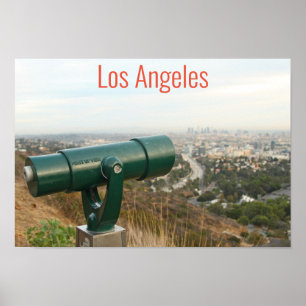Los Angeles from Mulholland Drive Poster
