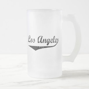 Los Angeles Frosted Glass Beer Mug
