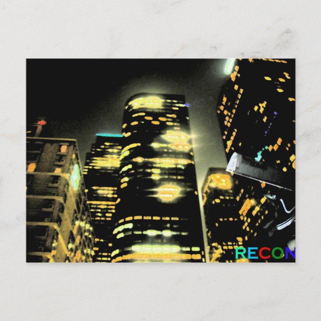 Los Angeles Glow Postcard (Front)
