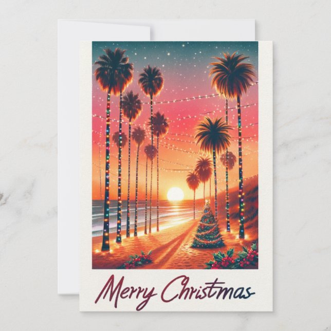 Los Angeles Holiday Magic: Christmas Lights Card (Front)