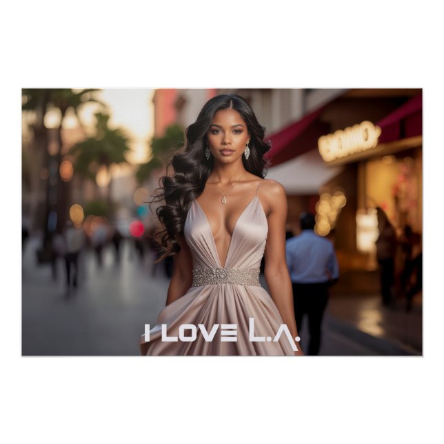 LOS ANGELES - I LOVE LA POSTER (Front)