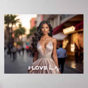 LOS ANGELES - I LOVE LA POSTER