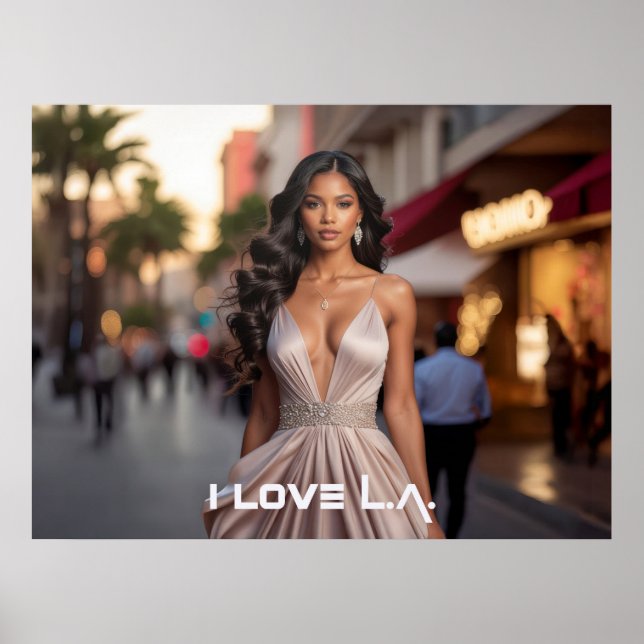 LOS ANGELES - I LOVE LA POSTER (Front)