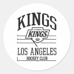 Los Angeles Kings Hockey Club Gray Officially Lice Classic Round Sticker