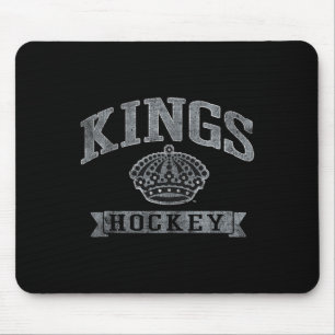 Los Angeles Kings Vintage Hockey Dark Heather Lice Mouse Mat