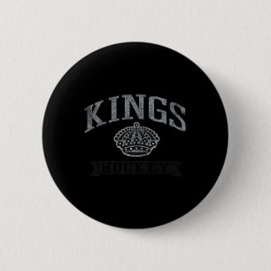 Los Angeles Kings Vintage Hockey White Officially 6 Cm Round Badge