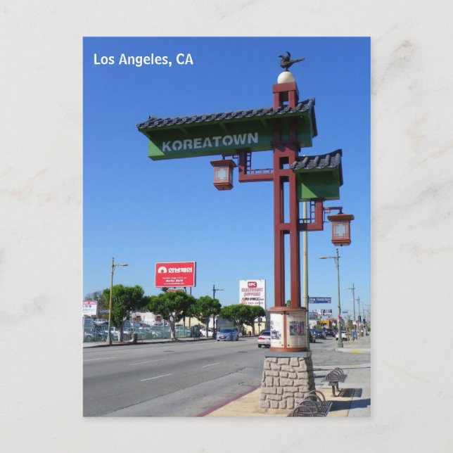Los Angeles Koreatown Postcard! Postcard (Front)