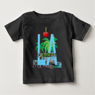 los angeles  l a california city usa america baby T-Shirt