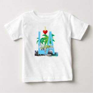 los angeles  l a california city usa america baby T-Shirt