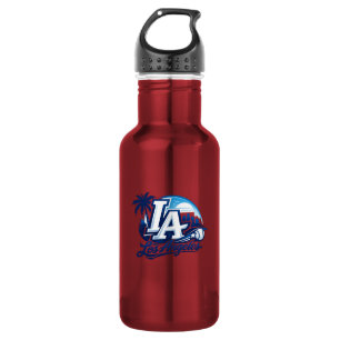 Los Angeles LA Blue & White Urban Logo 532 Ml Water Bottle