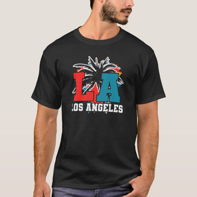 Los Angeles LA California  3 T-Shirt (Front)