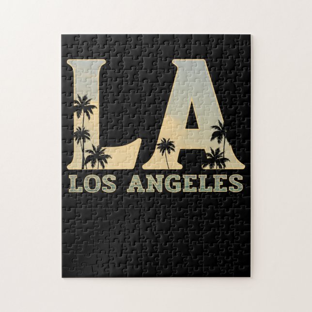 Los Angeles LA California Gift Jigsaw Puzzle (Vertical)