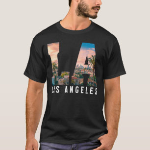 Los Angeles La California Men Women Retro Clothin T-Shirt