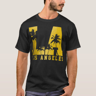Los Angeles LA Vintage California Palm trees Pullo T-Shirt