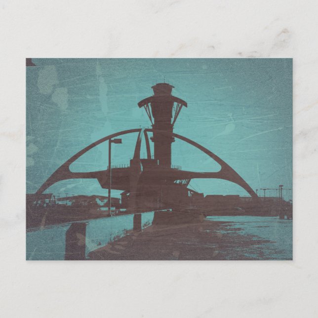 Los Angeles LAX Airport Postcard (Front)