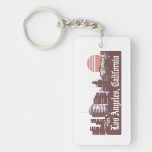 Los Angeles Linesky Key Ring