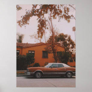 Los Angeles - Miracle Mile Street Poster 